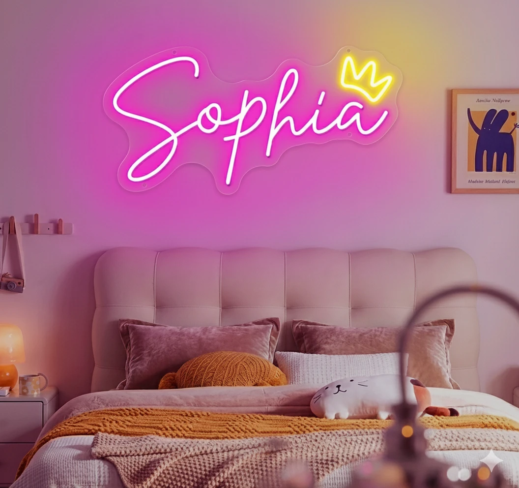 Custom Neon Signs for Weddings, Birthdays & Rooms by Gifts Foundry