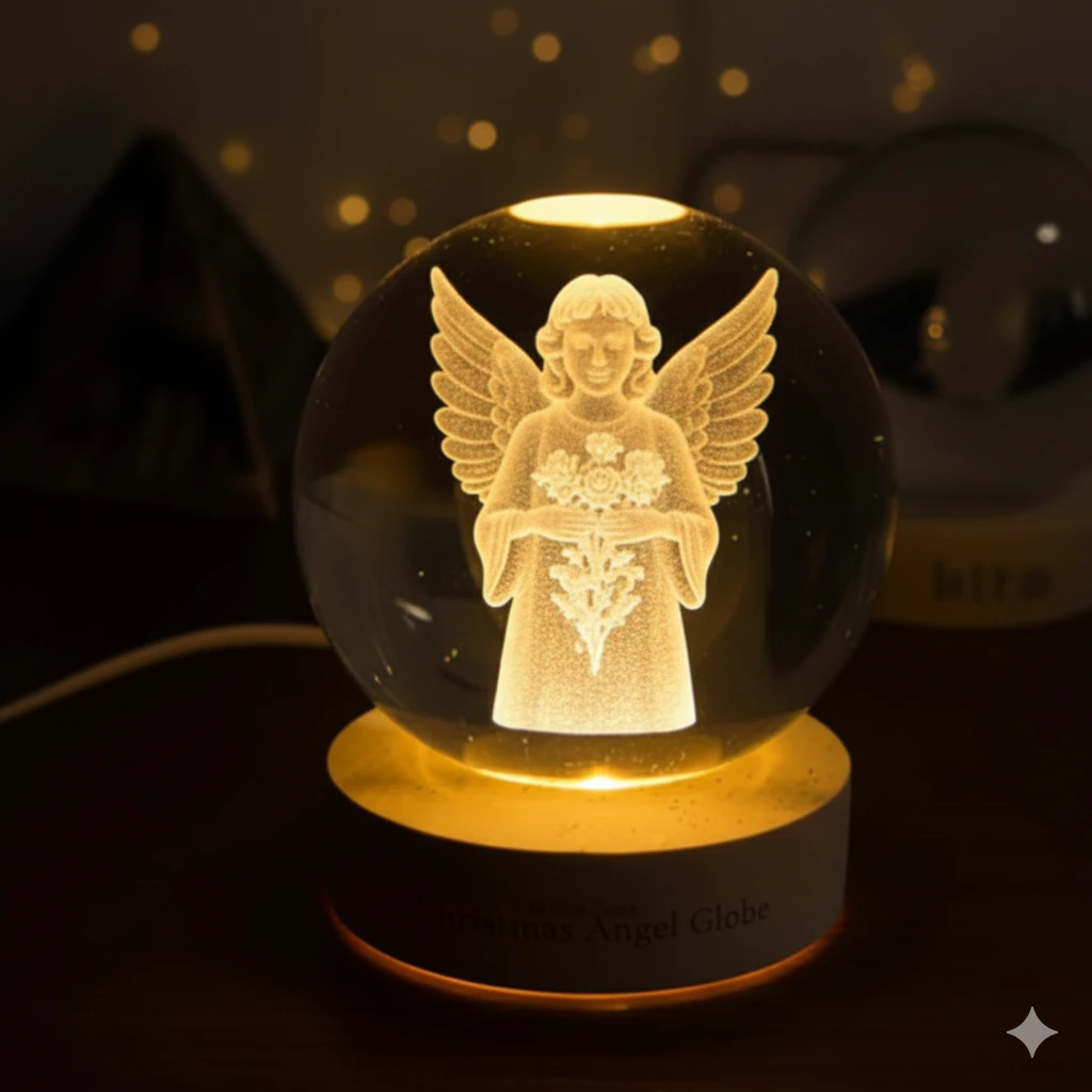 Personalized Crystal Night Light by Gifts Foundry
