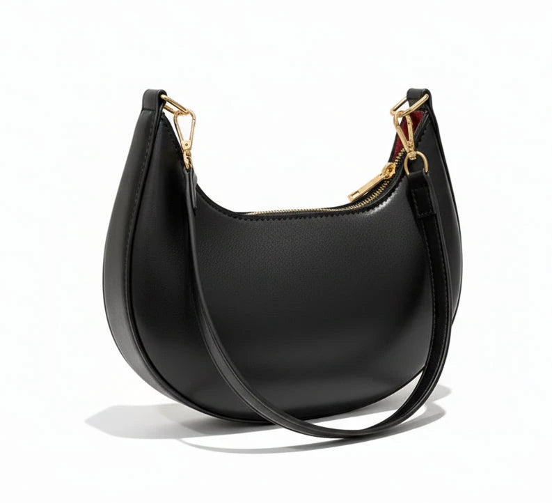 Classic Half Moon Shoulder Bag by Gifts Foundry