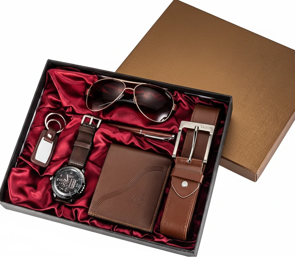 Matching Men’s Watch Gift Set by Gifts Foundry