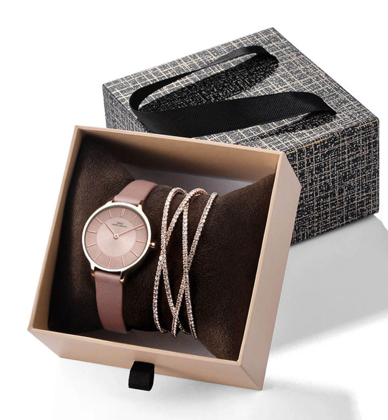 Watch & Bracelet Gift Set for Her by Gifts Foundry